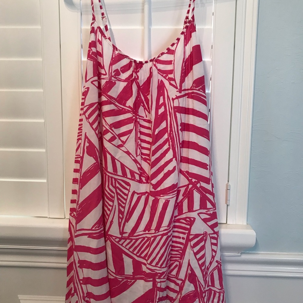 Lilly Pulitzer pattern pink dress